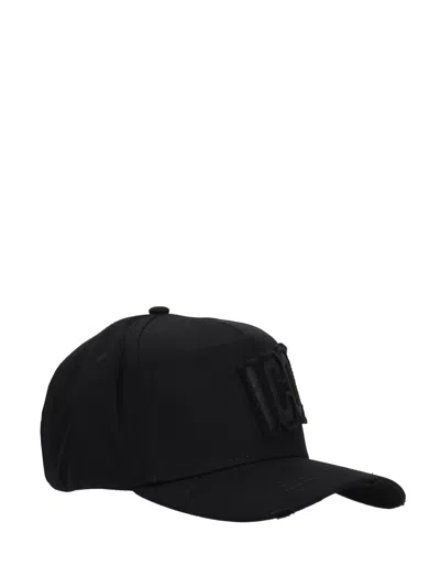 Dsquared2 Patch Baseball Caps In Purple