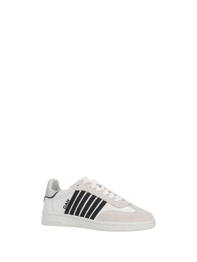 Dsquared2 Lace Up Low Top Sneakers In Multi