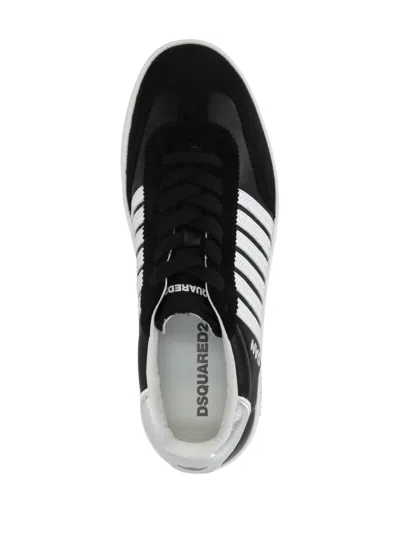 Dsquared2 Lace Up Low Top Sneakers In Neutral