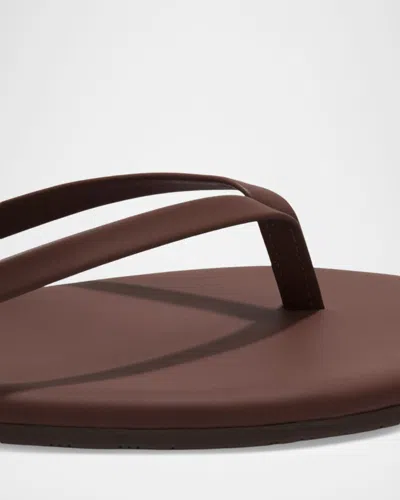 Tkees Foundation Matte Flip Flops In Cappuccino In Burgundy