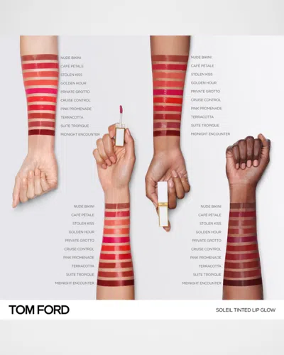 Tom Ford Soleil Tinted Glow Lip Gloss In Transparent