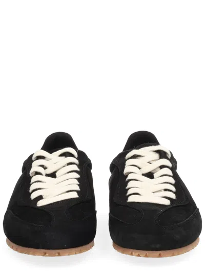 Axel Arigato Suede Low-profile Sneakers With Textured Sole In Black