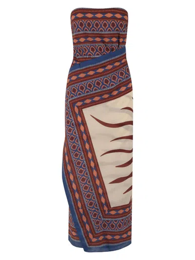 Johanna Ortiz Paraiso Agreste Printed Cotton-voile Maxi Dress In Multi