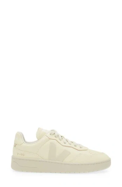 Veja V-90 Leather Sneaker In Multi