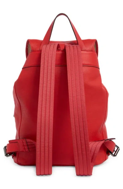 Longchamp Medium 3d Leather Backpack In Red