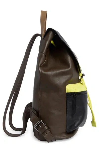 Longchamp Medium 3d Colorblock Leather Backpack In Multi