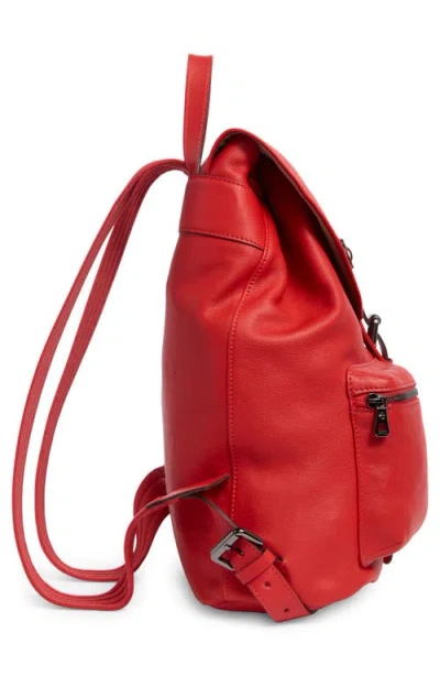 Longchamp Medium 3d Leather Backpack In Red