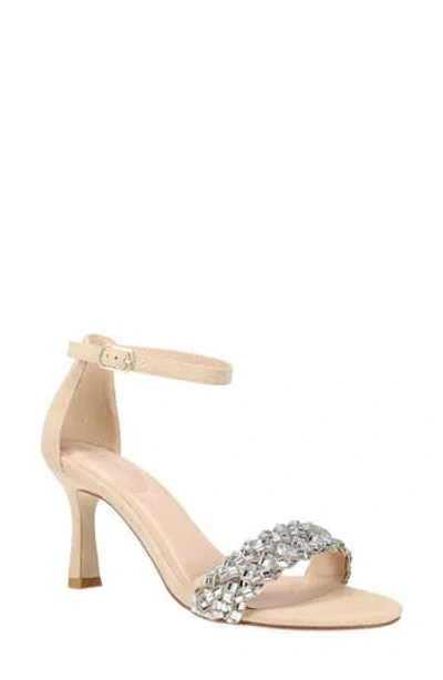 Pelle Moda Heidy Ankle Strap Sandal In Nude