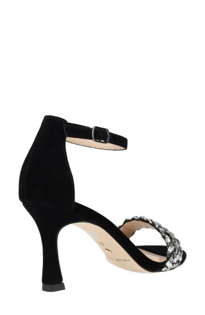 Pelle Moda Heidy Ankle Strap Sandal In Black