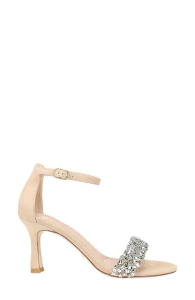 Pelle Moda Heidy Ankle Strap Sandal In Nude
