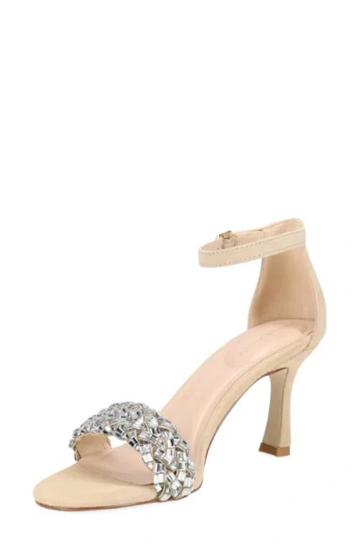 Pelle Moda Heidy Ankle Strap Sandal In Nude