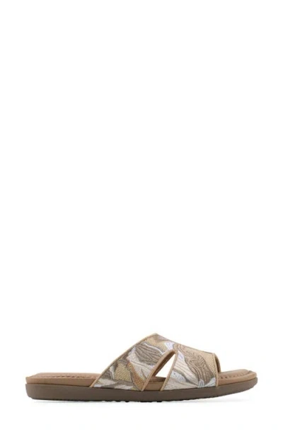 Cliffs By White Mountain Frankly Slide Sandal In Multi