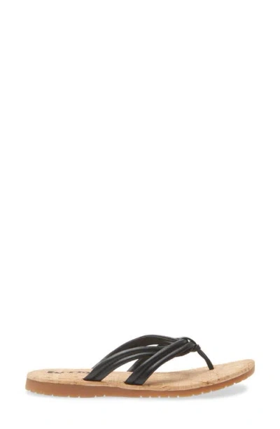 Korks Cascade Sandal In Black
