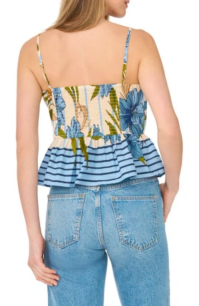 Halogen ® Peplum Border Tank In Multi