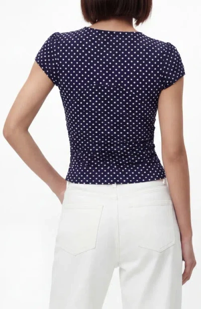 By Design Hazel Buttoned Top In Blue