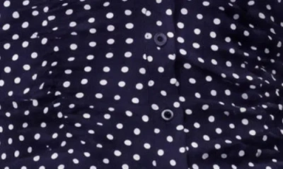 By Design Hazel Buttoned Top In Blue