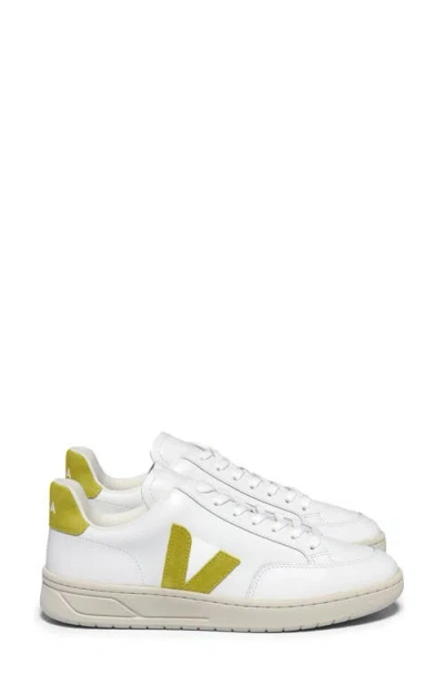 Veja V-12 Lace-up Sneaker In White