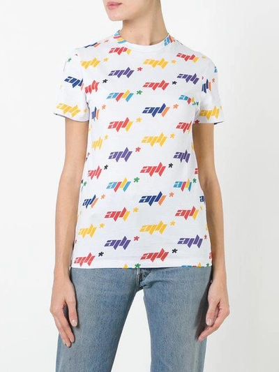 Shop Au Jour Le Jour All Over Print T-shirt - White