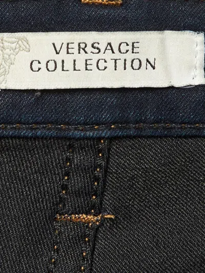 Pre-owned Versace Button Jeans In Blue