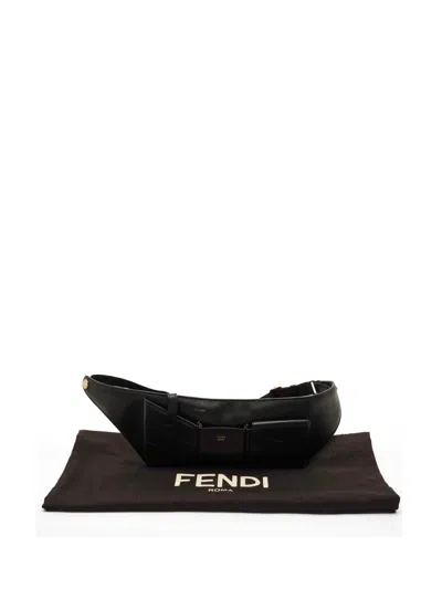 Pre-owned Fendi Multi-pocket Belt Bag In Black