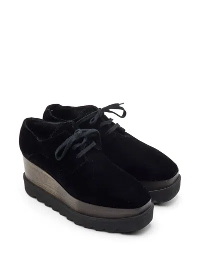 Pre-owned Stella Mccartney Elyse Platform Sneakers In Black