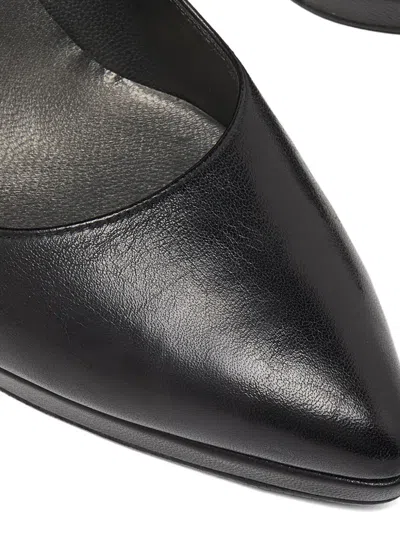 Pre-owned Stuart Weitzman Black Leather Platform Pumps