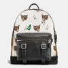 COACH Flag Backpack in Fox and Bunny Print Pebble Leather,58793