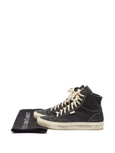 Pre-owned Common Projects Hi-top Sneakers In Black