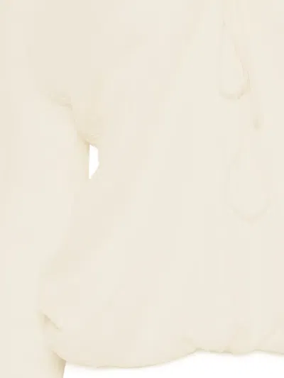 Ann Demeulemeester Eke Top In Neutral
