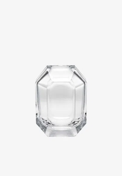 Baccarat Octogone Vase Soliflore In White