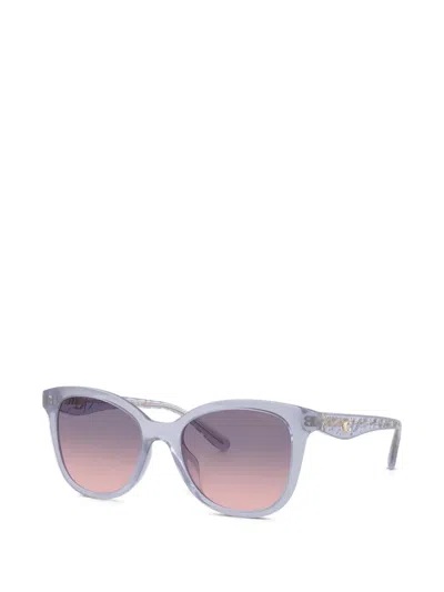 Coach Gradient Cat-eye Sunglasses In Blue