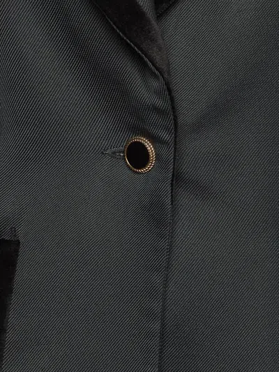Pre-owned Sandro Single-breasted Tailored Blazer In Black