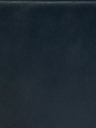 Pre-owned Dolce & Gabbana Leather Document Case In Blue