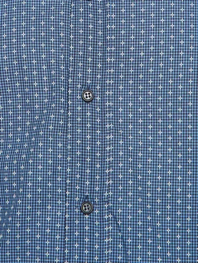 Pre-owned Dolce & Gabbana Patterned Shirt In Blue