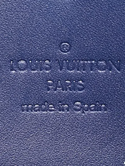 Pre-owned Louis Vuitton 2013 Medium Zippy Wallet In Blue