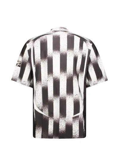 Le Pere Torn Stripe-print T-shirt In Multi