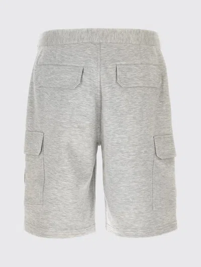 Brunello Cucinelli Grey Solid Shorts In Gray