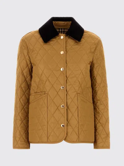 Burberry Jacket Woman In Brown