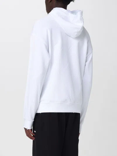 Disclaimer Sweatshirt Men In White