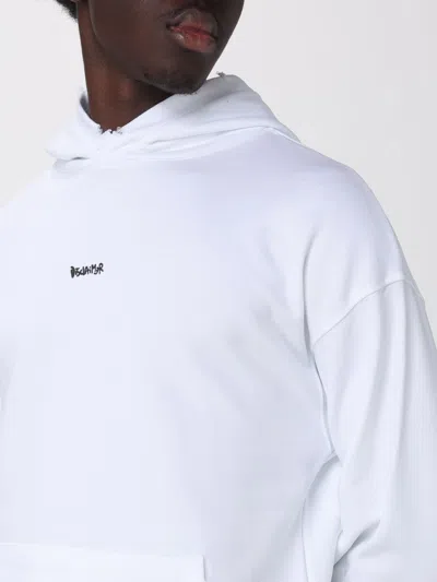 Disclaimer Sweatshirt Men In White