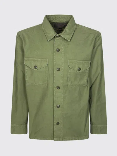 Filson Green Regular Solid Shirt In Green