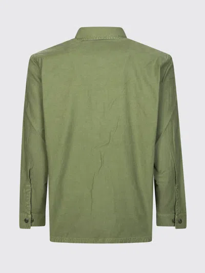 Filson Green Regular Solid Shirt In Green