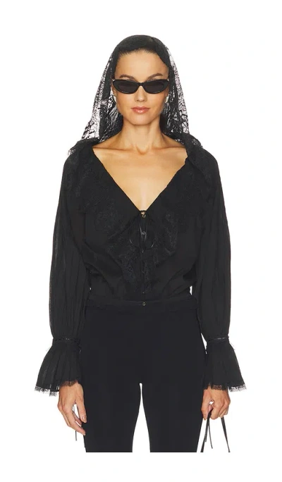Lpa Rhea Top In Black