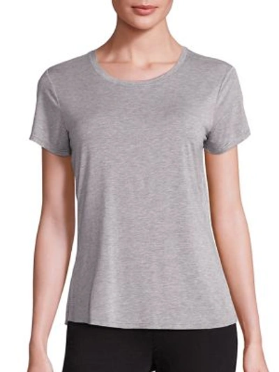 Shop Paige Bexley Heathered T-shirt In Heather Grey