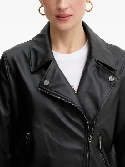Armani Exchange Collar Zip Jacket In Black