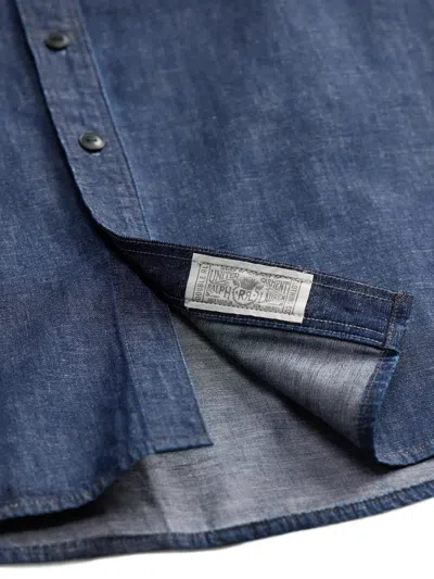 Rrl Buttoned Shirt In Blue