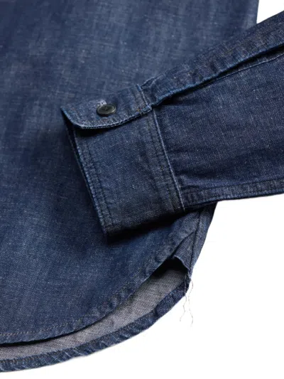 Rrl Buttoned Shirt In Blue