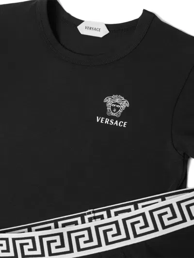 Versace Cotton-jersey Trunks 2-pack In Multi