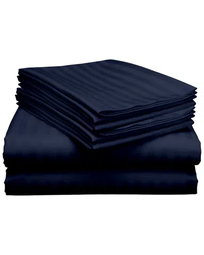Luxury Home 6pc Microfiber Sheet Set In Blue