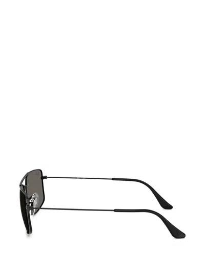 Ray Ban Rectangle-frame Double-bridge Sunglasses In Gray